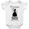 Princesses Are Born In July Baby Onesie