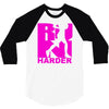 run harder gym workout 3/4 Sleeve Shirt