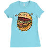 monster burger (2) Ladies Fitted T-Shirt