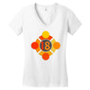 orange 18 Women's V-Neck T-Shirt
