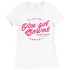 volleyball you got served grand haven high school champions Ladies Fitted T-Shirt