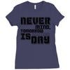 never mind Ladies Fitted T-Shirt
