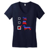 vote for dachshund Women's V-Neck T-Shirt