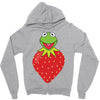Kermit Strawberry Zipper Hoodie