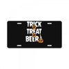trick or treat or beer License Plate