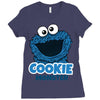 Cookie Monster Ladies Fitted T-Shirt