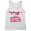 drink wine in ractangle Tank Top