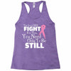 the lord will fight for you, you need only to be still Racerback Tank