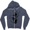 drowning Zipper Hoodie