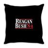 reagan bush '84 80's retro political party Throw Pillow
