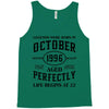 legends were born in october genuıne 1996 qualıty one kind of aged l Tank Top