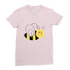 cute bee Ladies Fitted T-Shirt