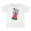 summer alien invasion bright color Toddler T-shirt