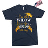 i'm not a widow i'm a wife to a husband with wings Exclusive T-shirt