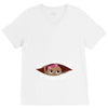 April Peeking Out Baby Girl V-Neck Tee