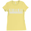 piano skyline Ladies Fitted T-Shirt