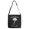 drop fast die last back Adjustable Strap Totes