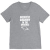 Greatest Grammy In The Universe V-Neck Tee