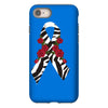 carcinoid cancer ribbon and rose iPhone 8 Case