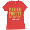 Never Forget The Chemist Ladies Fitted T-Shirt