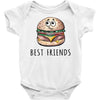 Burger and Fries Best Friends Baby Bodysuit