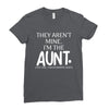 the cool fun and favorite aunt Ladies Fitted T-Shirt