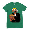 burns vs trump Ladies Fitted T-Shirt