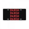 Pablo License Plate