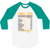 Virgo Facts Zodiac 3/4 Sleeve Shirt