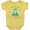 kiss a nurse Baby Onesie