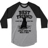 Best Friend Bull Terrier 3/4 Sleeve Shirt