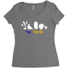 Beauty and The Beast Squadgoals Women's Triblend Scoop T-shirt