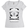 Never Underestimate The Strength Of A Carcinoid Cancer Warrior Women's Triblend Scoop T-shirt