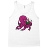 purple octopus playing the bagpipes Tank Top