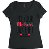 I'm Your Mother's Day Gift Dad Says You're Welcome Women's Triblend Scoop T-shirt