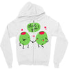 olive you Zipper Hoodie