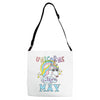 unicorns are born in may cute unicorn Adjustable Strap Totes