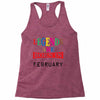 legends are born february Racerback Tank
