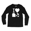 i love house music dj baseball Long Sleeve Shirts