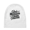 real mermaids smoke seaweed Baby Beanies