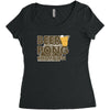 beer pong Women's Triblend Scoop T-shirt