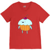 funny cartoon V-Neck Tee