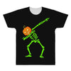 pumpkin skeleton dabbing All Over Men's T-shirt