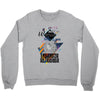 who loves labrador retriever Crewneck Sweatshirt