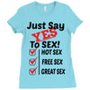 Yes To Sex! Ladies Fitted T-Shirt