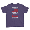 Stand For The Flag We Kneel For The Fallen Youth Tee