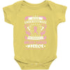 Never Underestimate The Strength Of A Breast Cancer Warrior Baby Bodysuit