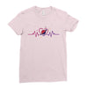 Colorful Space Ladies Fitted T-Shirt