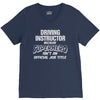 driving instructor superhero V-Neck Tee