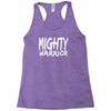 mighty warrior Racerback Tank